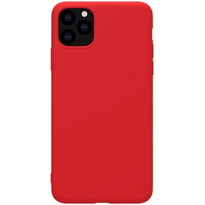 Nillkin Rubber Wrapped szilikon hátlapvédő telefontok (gumírozott) Piros [Apple iPhone 11 Pro Max]