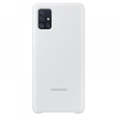 SAMSUNG EF-PA515TWEG gyári szilikon hátlapvédő telefontok Fehér [Samsung Galaxy A51 (SM-A515F)]