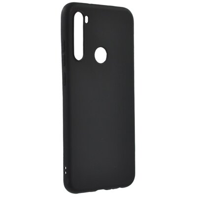 Szilikon hátlapvédő telefontok (matt) Fekete [Xiaomi Redmi Note 8T]