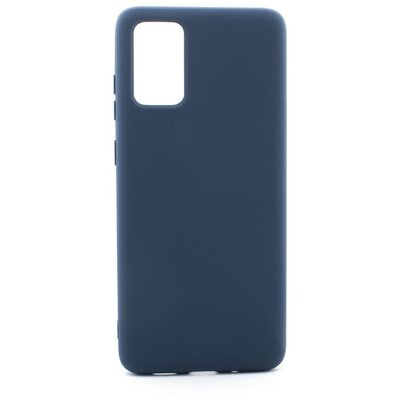 Prémium szilikon hátlapvédő telefontok, Samsung Galaxy S20+, Kék