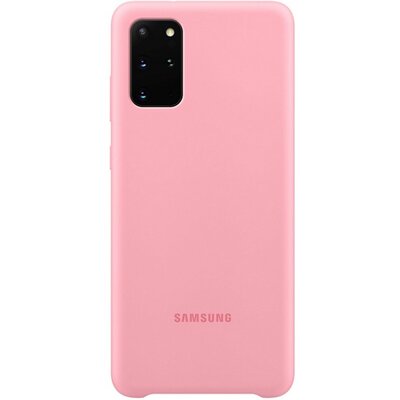 SAMSUNG EF-PG985TP Szilikon gyári hátlapvédő telefontok Rózsaszín [Samsung Galaxy S20+ Plus (SM-G985F)]
