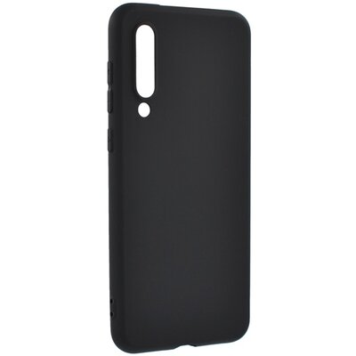 Szilikon hátlapvédő telefontok (matt) Fekete [Xiaomi Mi 9 SE]