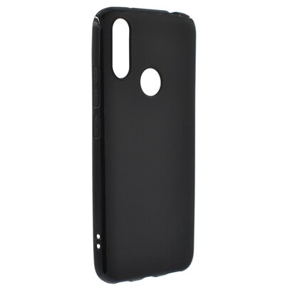 Szilikon hátlapvédő telefontok (matt, fényes keret) Fekete [Lenovo A6 Note (L19041)]