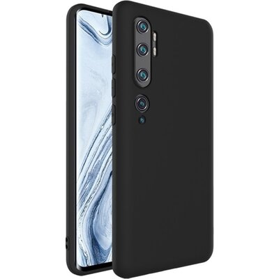 IMAK UC-1 SERIES szilikon hátlapvédő telefontok (ultravékony, matt) Fekete [Xiaomi Mi Note 10, Xiaomi Mi Note 10 Pro]