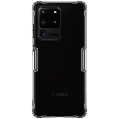 Nillkin Nature szilikon hátlapvédő telefontok (közepesen ütésálló, légpárnás sarok, 0.6 mm, ultravékony) Szürke [Samsung Galaxy S20 Ultra (SM-G988F)]