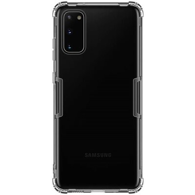 Nillkin Nature szilikon hátlapvédő telefontok (közepesen ütésálló, légpárnás sarok, 0.6 mm, ultravékony) Szürke [Samsung Galaxy S20+ Plus (SM-G985F)]