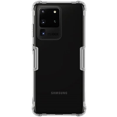 Nillkin Nature szilikon hátlapvédő telefontok (közepesen ütésálló, légpárnás sarok, 0.6 mm, ultravékony) Átlátszó [Samsung Galaxy S20 Ultra (SM-G988F)]