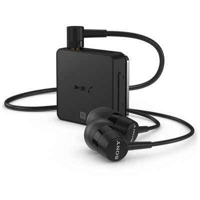 SONY SBH24_B BLUETOOTH fülhallgató, headset (Sony) vezetékes SZTEREO, NFC, FEKETE multipoint
