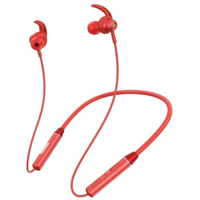 NILLKIN E4 BLUETOOTH fülhallgató, headset SZTEREO (v5.0, nyakba akasztható, multipoint, hangerőszabályzó, SPORT) PIROS