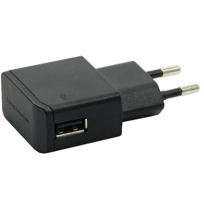 SONYERICSSON EP800 gyári hálózati töltő USB aljzat (5V / 850mA) FEKETE