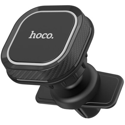 HOCO CA52 autós telefontartó (szellőzőre, 360°-ban forgatható, mágneses) FEKETE