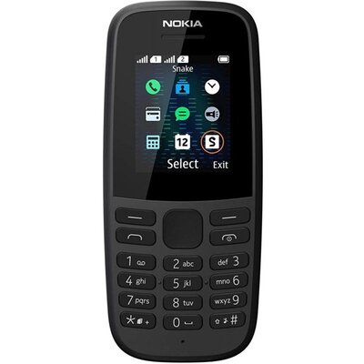 MOBILTELEFON készülék NOKIA 105 2019 (Black) 1 SIM kártyás