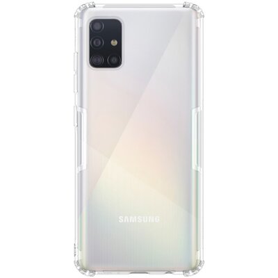 Nillkin Nature szilikon hátlapvédő telefontok (közepesen ütésálló, légpárnás sarok, 0.6 mm, ultravékony) Átlátszó [Samsung Galaxy A51 (SM-A515F)]