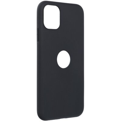 Forcell Soft szilikon hátlapvédő telefontok - iPhone 11 ( 6,1" ), Fekete