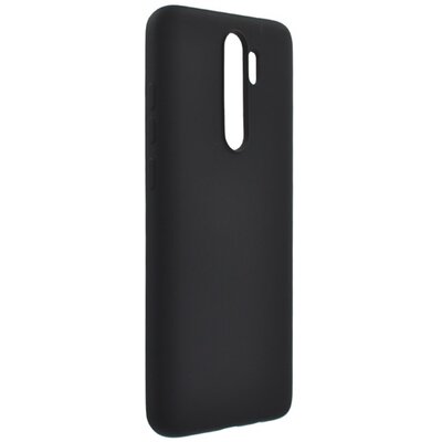 Szilikon hátlapvédő telefontok (matt) Fekete [Xiaomi Redmi Note 8 Pro]