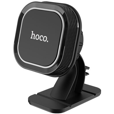 HOCO CA53 autós telefontartó (szellőzőre, 360°-ban forgatható, mágneses) FEKETE