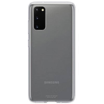 Szilikon hátlapvédő telefontok (ultravékony) Átlátszó [Samsung Galaxy S20 (SM-G980F), Samsung Galaxy S20 5G (SM-G981U)]