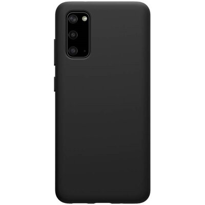 Nillkin Flex Pure szilikon hátlapvédő telefontok (gumírozott) Fekete [Samsung Galaxy S20 (SM-G980F), Samsung Galaxy S20 5G (SM-G981U)]