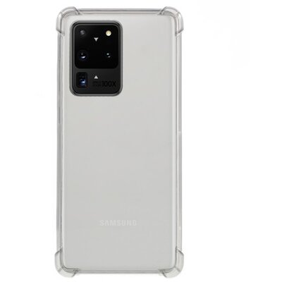 Roar Jelly Armor műanyag hátlapvédő telefontok (szilikon keret, közepesen ütésálló, légpárnás sarok) Átlátszó [Samsung Galaxy S20 Ultra (SM-G988F), Samsung Galaxy S20 Ultra 5G (SM-G988B)]