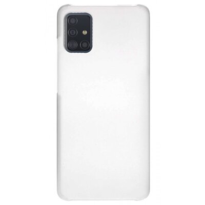 Műanyag hátlapvédő telefontok (gumírozott) Átlátszó [Samsung Galaxy A51 (SM-A515F)]
