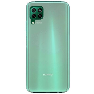 Műanyag hátlapvédő telefontok (gumírozott) Átlátszó [Huawei P40 Lite]