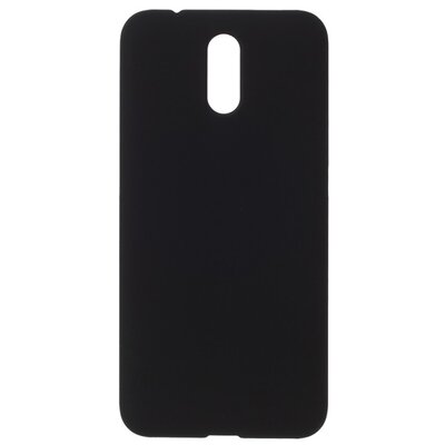 Műanyag hátlapvédő telefontok (gumírozott) Fekete [Nokia 2.3]
