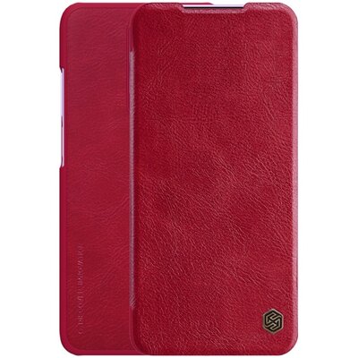Nillkin Qin telefontok álló, bőr hatású (flip, oldalra nyíló, bankkártya tartó) Piros [Xiaomi Redmi K30 / K30 5G]