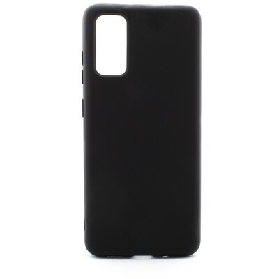 Prémium szilikon hátlapvédő telefontok, Samsung Galaxy S20, Fekete