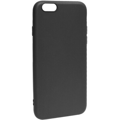 Szilikon hátlapvédő telefontok (matt) Fekete [Apple iPhone 6 4.7, Apple iPhone 6S 4.7]
