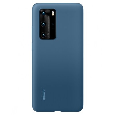 HUAWEI 51993799 gyári szilikon hátlapvédő telefontok Kék [Huawei P40 Pro 5G]