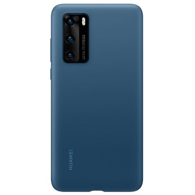 HUAWEI 51993721 gyári szilikon hátlapvédő telefontok Kék [Huawei P40]