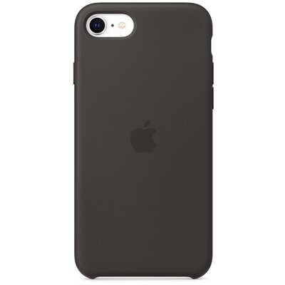 APPLE MXYH2ZM/A gyári szilikon hátlapvédő telefontok (MQGK2ZM/A utódja) Fekete [Apple iPhone 7 4.7, Apple iPhone 8 4.7, Apple iPhone SE (2020)]