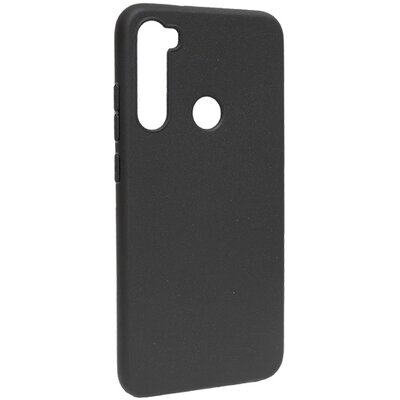 Szilikon hátlapvédő telefontok (matt) Fekete [Xiaomi Redmi Note 8]