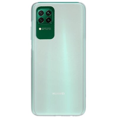 Műanyag hátlapvédő telefontok (gumírozott) Átlátszó [Huawei P40]