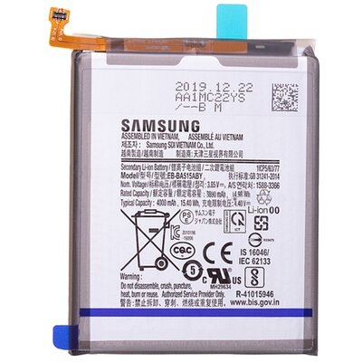 SAMSUNG EB-BA515ABY / GH82-21668A gyári akkumulátor 4000 mAh LI-ION [Samsung Galaxy A51 (SM-A515F)]