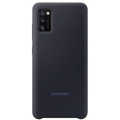 SAMSUNG EF-PA415TBEGEU gyári szilikon hátlapvédő telefontok Fekete [Samsung Galaxy A41 (SM-A415F)]