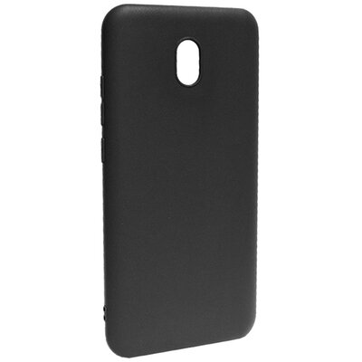 Szilikon hátlapvédő telefontok (matt) Fekete [Xiaomi Redmi 8A]