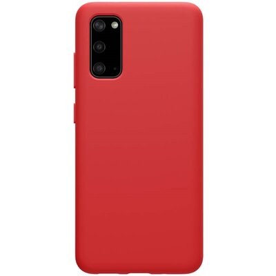 Nillkin Flex Pure szilikon hátlapvédő telefontok (gumírozott) Piros [Samsung Galaxy S20 (SM-G980F), Samsung Galaxy S20 5G (SM-G981U)]