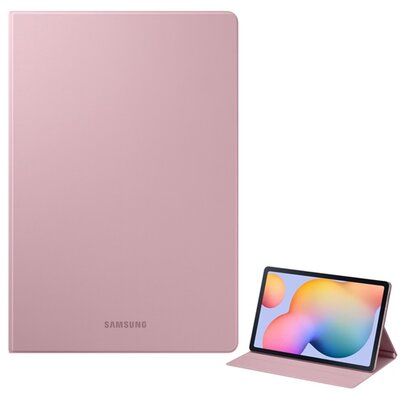 SAMSUNG EF-BP610PP gyári tablet álló védőtok (aktív flip, asztali tartó funkció, érintőceruza tartó), Rózsaszín [Samsung Galaxy Tab S6 Lite 10.4 WIFI (SM-P610), Samsung Galaxy Tab S6 Lite 10.4 LTE (SM-P615)]