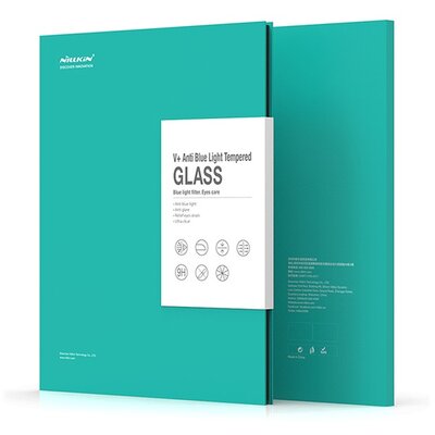 NILLKIN V+ kijelzővédő üvegfólia (kék fény elleni védelem, 0.33mm, 9H) ÁTLÁTSZÓ [Apple IPAD 10.2 (2019)]