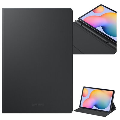 Samsung Galaxy Tab S6 Lite gyári book cover tablet védőtok (asztali tartó funkció, érintőceruza tartó), Szürke