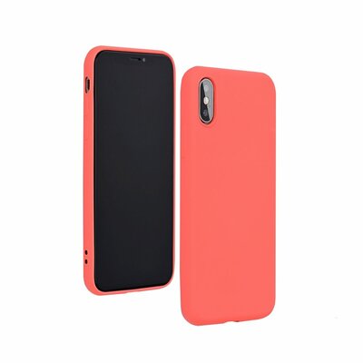 Forcell Silicone Lite matt felületű szilikon hátlapvédő telefontok - Huawei P30 Lite, rózsaszín