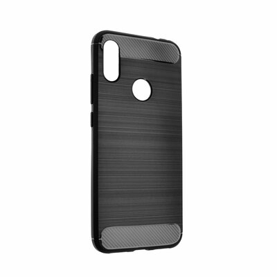 Forcell Carbon szilikon hátlapvédő telefontok, karbon mintás - Xiaomi Redmi NOTE 8 PRO, Fekete