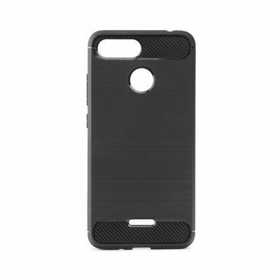 Forcell Carbon szilikon hátlapvédő telefontok, karbon mintás - Xiaomi Redmi NOTE 8T, Fekete