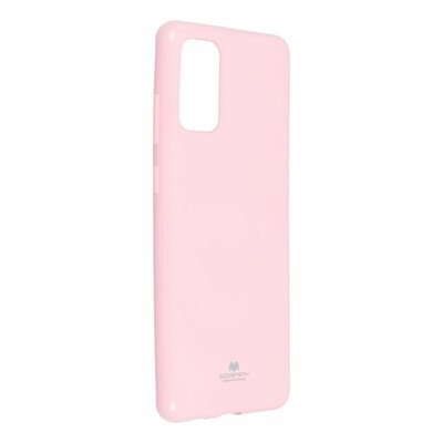 Mercury Jelly Case minőségi szilikon hátlapvédő telefontok - Samsung Galaxy S20+ Plus, Világos-Rózsaszín