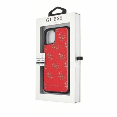 Eredeti Guess szilikon hátlapvédő telefontok GUHCN584GGPRE iPhone 11 Pro, Piros