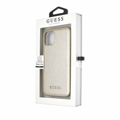 Eredeti Guess szilikon hátlapvédő telefontok GUHCN58IGLGO iPhone 11 Pro, Arany