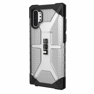 UAG Plasma defender prémium műanyag hátlapvédő telefontok (légpárnás sarkok, gumi bevonat) - Samsung Galaxy NOTE 10+ Plus, átlátszó