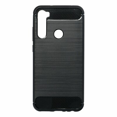 Forcell Carbon szilikon hátlapvédő telefontok, karbon mintás - Xiaomi Redmi NOTE 9, Fekete