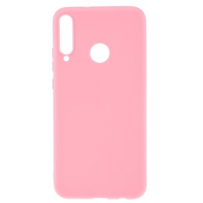 Szilikon hátlapvédő telefontok (matt) Rózsaszín [Huawei P40 Lite E / Y7p]